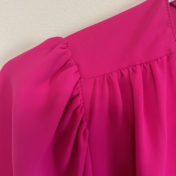 NWOT Amanda Uprichard Smocked Design Top - Picture 5 of 7